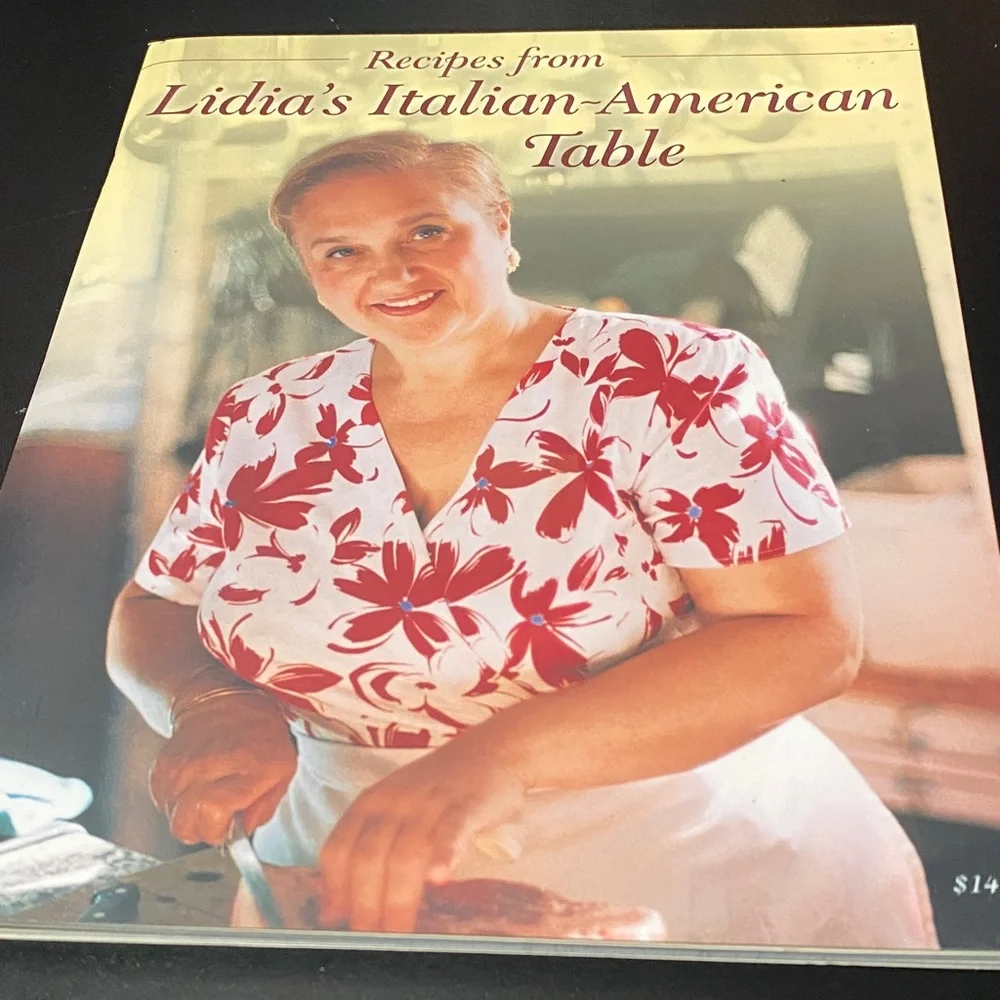 Lidia’s Italian-American Table Cookbook and Pasta Cookbook set
